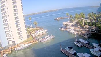 Weather camera view of Sanibel Harbour Yacht Club.
