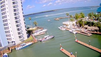 Weather camera view of Sanibel Harbour Yacht Club.