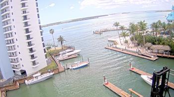 Weather camera view of Sanibel Harbour Yacht Club.