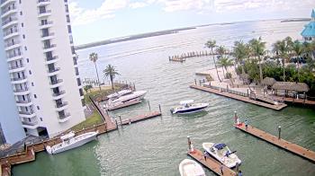 Weather camera view of Sanibel Harbour Yacht Club.
