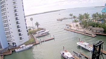 Weather camera view of Sanibel Harbour Yacht Club.