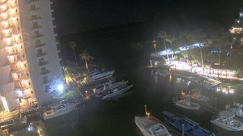 Weather camera view of Sanibel Harbour Yacht Club.