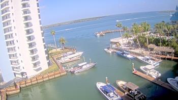 Weather camera view of Sanibel Harbour Yacht Club.