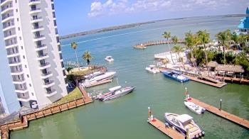 Weather camera view of Sanibel Harbour Yacht Club.