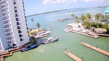 Weather camera view of Sanibel Harbour Yacht Club.