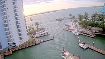 Weather camera view of Sanibel Harbour Yacht Club.