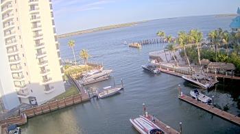 Weather camera view of Sanibel Harbour Yacht Club.