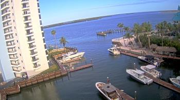 Weather camera view of Sanibel Harbour Yacht Club.