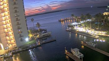 Weather camera view of Sanibel Harbour Yacht Club.