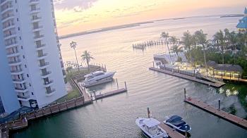 Weather camera view of Sanibel Harbour Yacht Club.