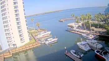 Weather camera view of Sanibel Harbour Yacht Club.