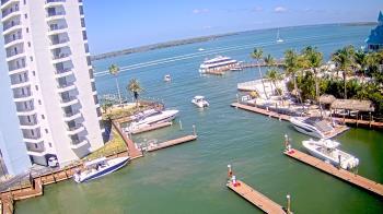 Weather camera view of Sanibel Harbour Yacht Club.