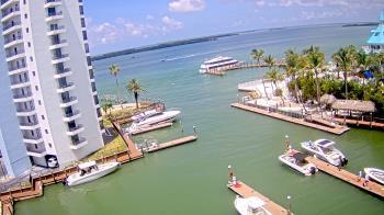 Weather camera view of Sanibel Harbour Yacht Club.