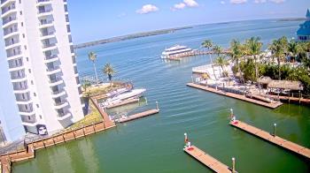 Weather camera view of Sanibel Harbour Yacht Club.