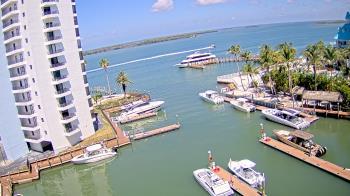 Weather camera view of Sanibel Harbour Yacht Club.