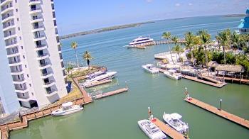 Weather camera view of Sanibel Harbour Yacht Club.