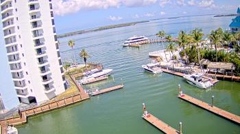 Weather camera view of Sanibel Harbour Yacht Club.