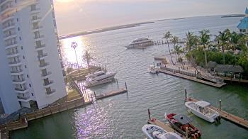 Weather camera view of Sanibel Harbour Yacht Club.