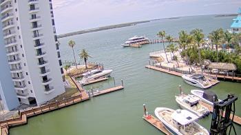 Weather camera view of Sanibel Harbour Yacht Club.