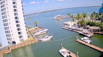 Weather camera view of Sanibel Harbour Yacht Club.