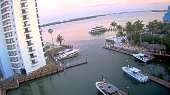 Weather camera view of Sanibel Harbour Yacht Club.