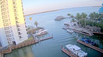 Weather camera view of Sanibel Harbour Yacht Club.