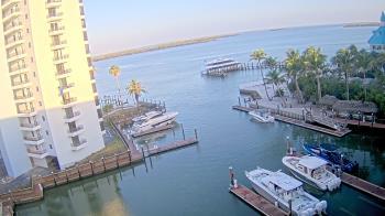 Weather camera view of Sanibel Harbour Yacht Club.