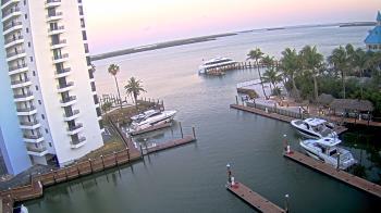 Weather camera view of Sanibel Harbour Yacht Club.