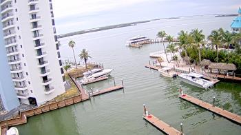Weather camera view of Sanibel Harbour Yacht Club.