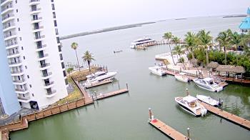 Weather camera view of Sanibel Harbour Yacht Club.