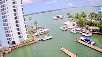 Weather camera view of Sanibel Harbour Yacht Club.