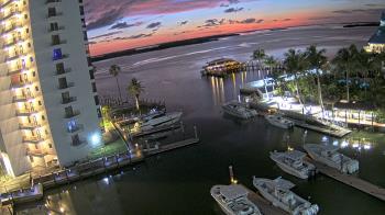 Weather camera view of Sanibel Harbour Yacht Club.