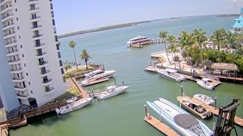Weather camera view of Sanibel Harbour Yacht Club.