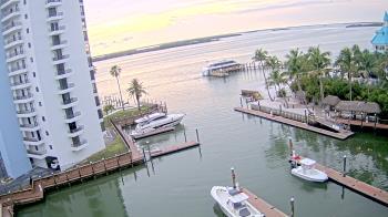 Weather camera view of Sanibel Harbour Yacht Club.