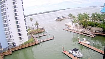 Weather camera view of Sanibel Harbour Yacht Club.