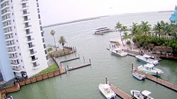Weather camera view of Sanibel Harbour Yacht Club.