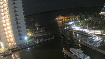 Weather camera view of Sanibel Harbour Yacht Club.
