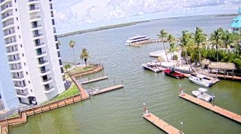Weather camera view of Sanibel Harbour Yacht Club.