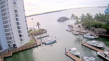 Weather camera view of Sanibel Harbour Yacht Club.