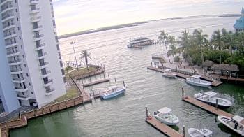 Weather camera view of Sanibel Harbour Yacht Club.