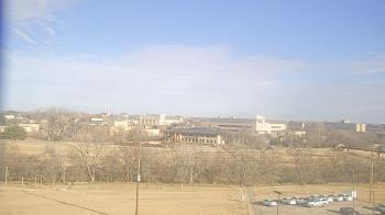Weather camera view of Fort Hays State University.