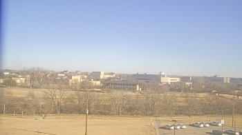 Weather camera view of Fort Hays State University.