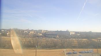 Weather camera view of Fort Hays State University.