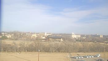 Weather camera view of Fort Hays State University.