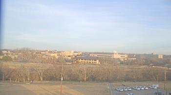 Weather camera view of Fort Hays State University.