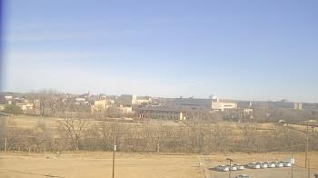 Weather camera view of Fort Hays State University.