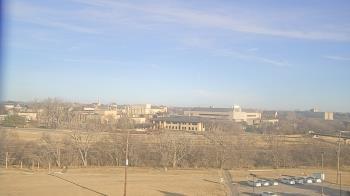 Weather camera view of Fort Hays State University.