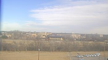 Weather camera view of Fort Hays State University.