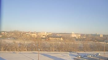 Weather camera view of Fort Hays State University.