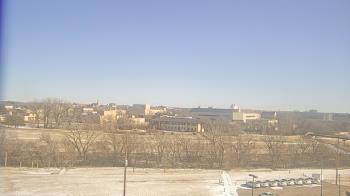 Weather camera view of Fort Hays State University.